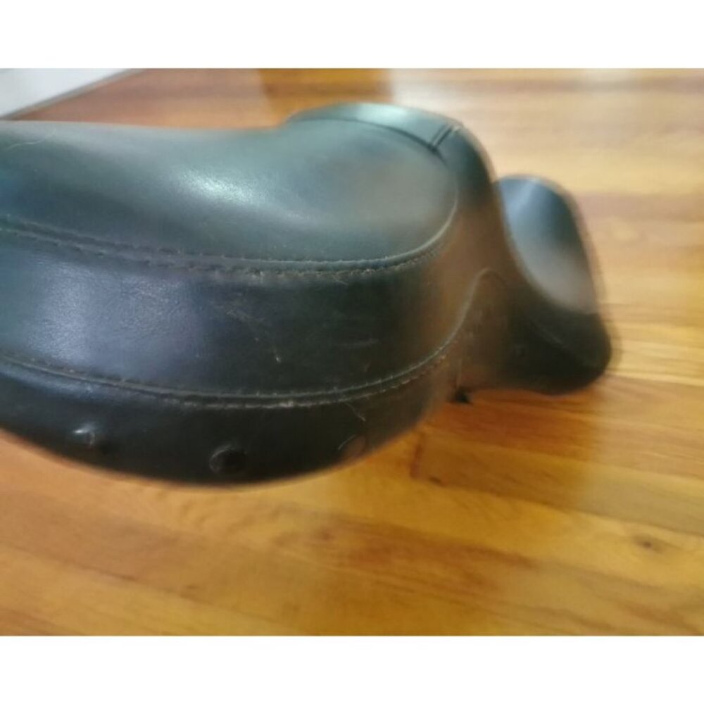 OEM Black Harley Davidson‎ HD Dyna Studded MILSCO 2-UP Motorcycle Seat Saddle - Picture 5 of 9